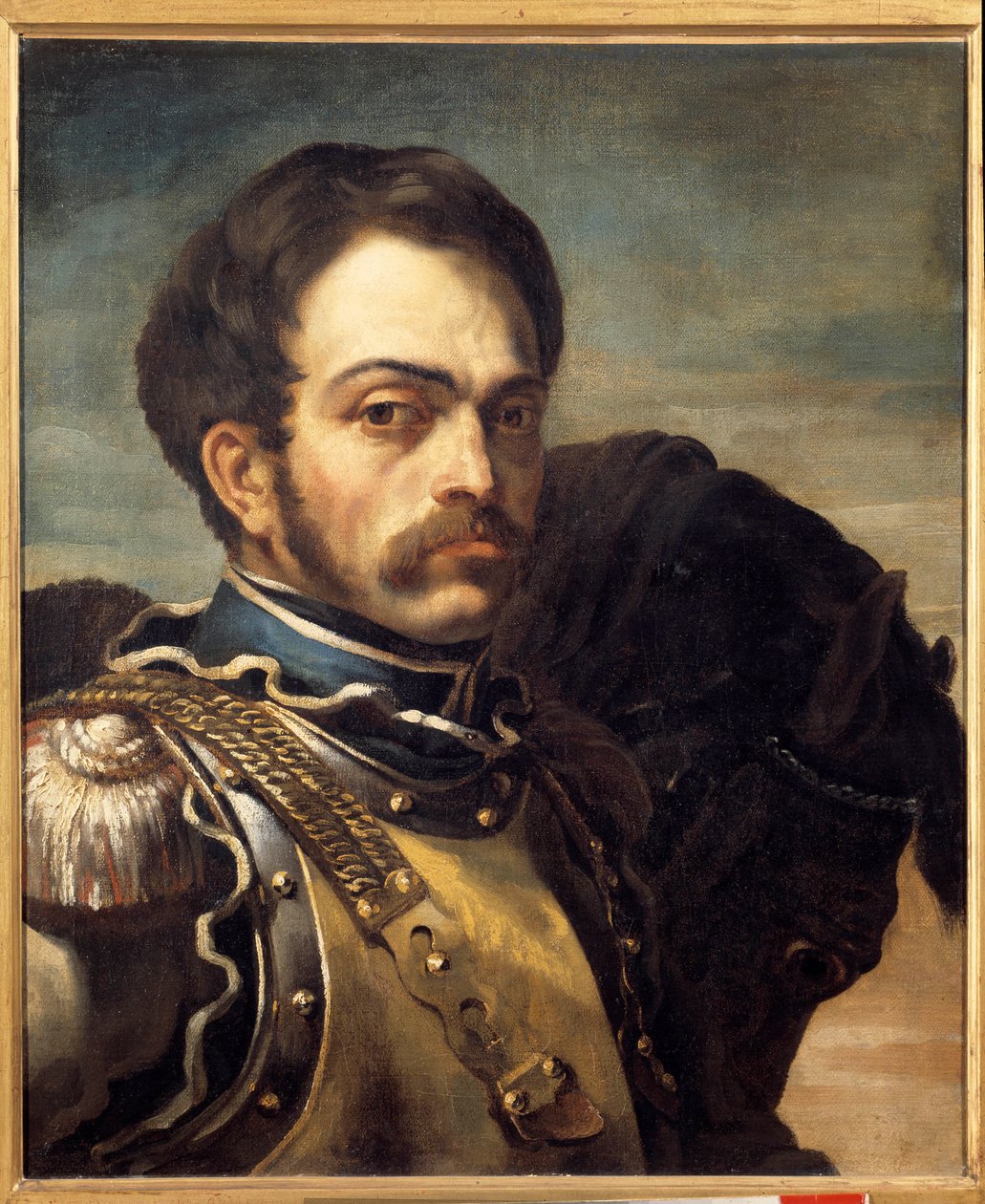 Portret oficera karabinierów. Obraz Theodore