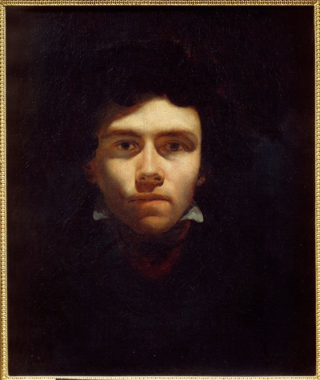 Portret malarza Eugene Delacroix (1798-1863) Obraz Theodore Gericault (1791-1824) 1820-1824 Nd. 0,5x0,6 m Rouen, Musee des Beaux Arts autorstwa Theodore Gericault
