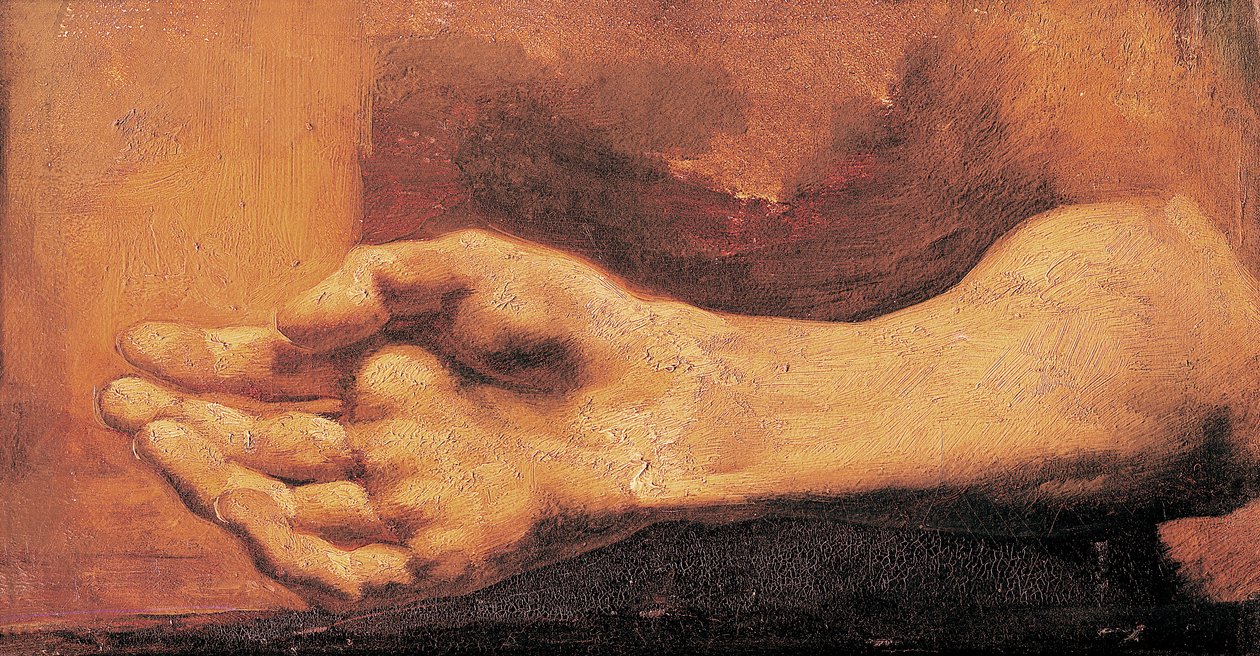 Studium ręki i ramienia autorstwa Theodore Gericault