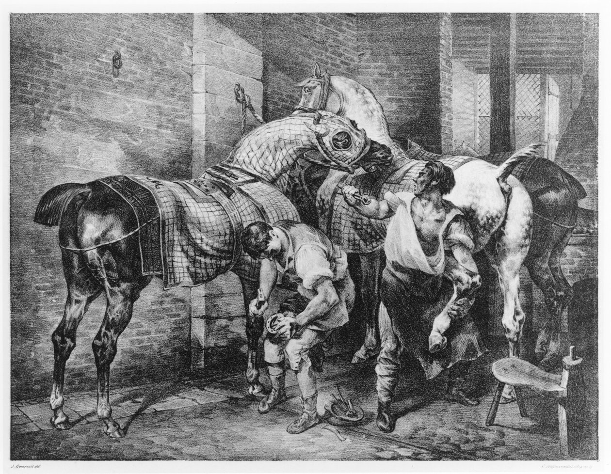 Angielski kowal autorstwa Theodore Gericault
