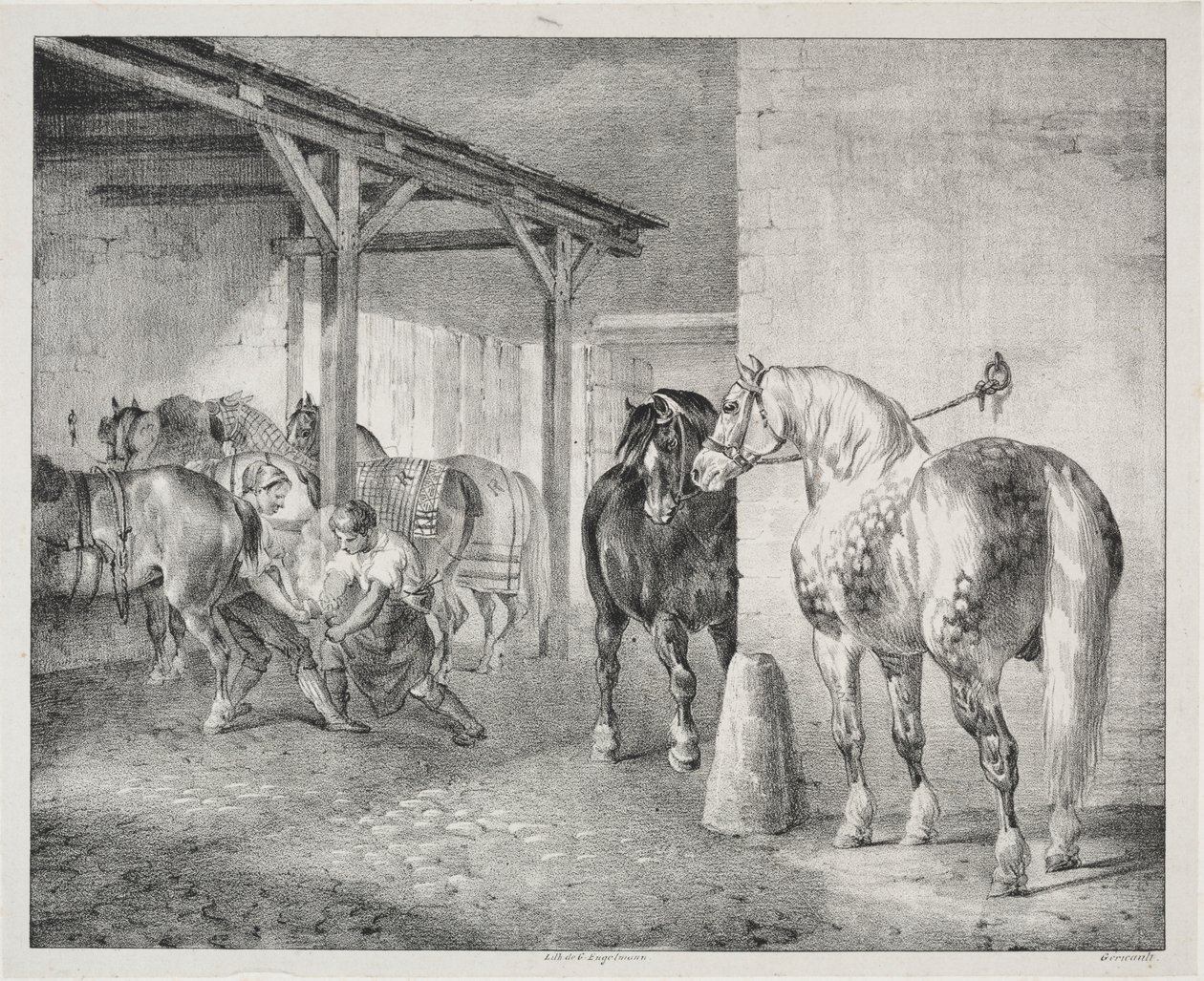 Szopa Przewoźnika autorstwa Theodore Gericault