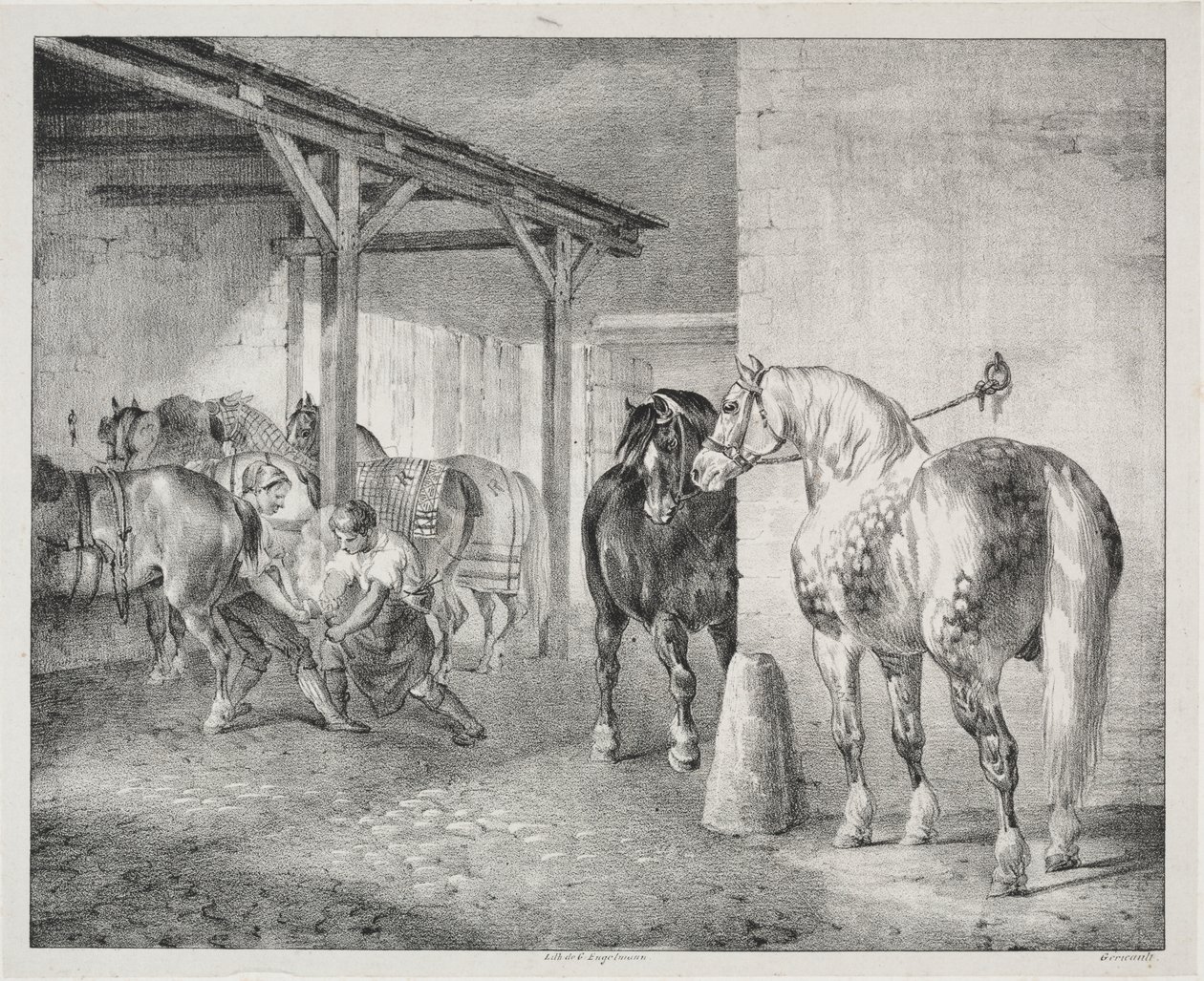 Szopa Ferriera autorstwa Theodore Gericault