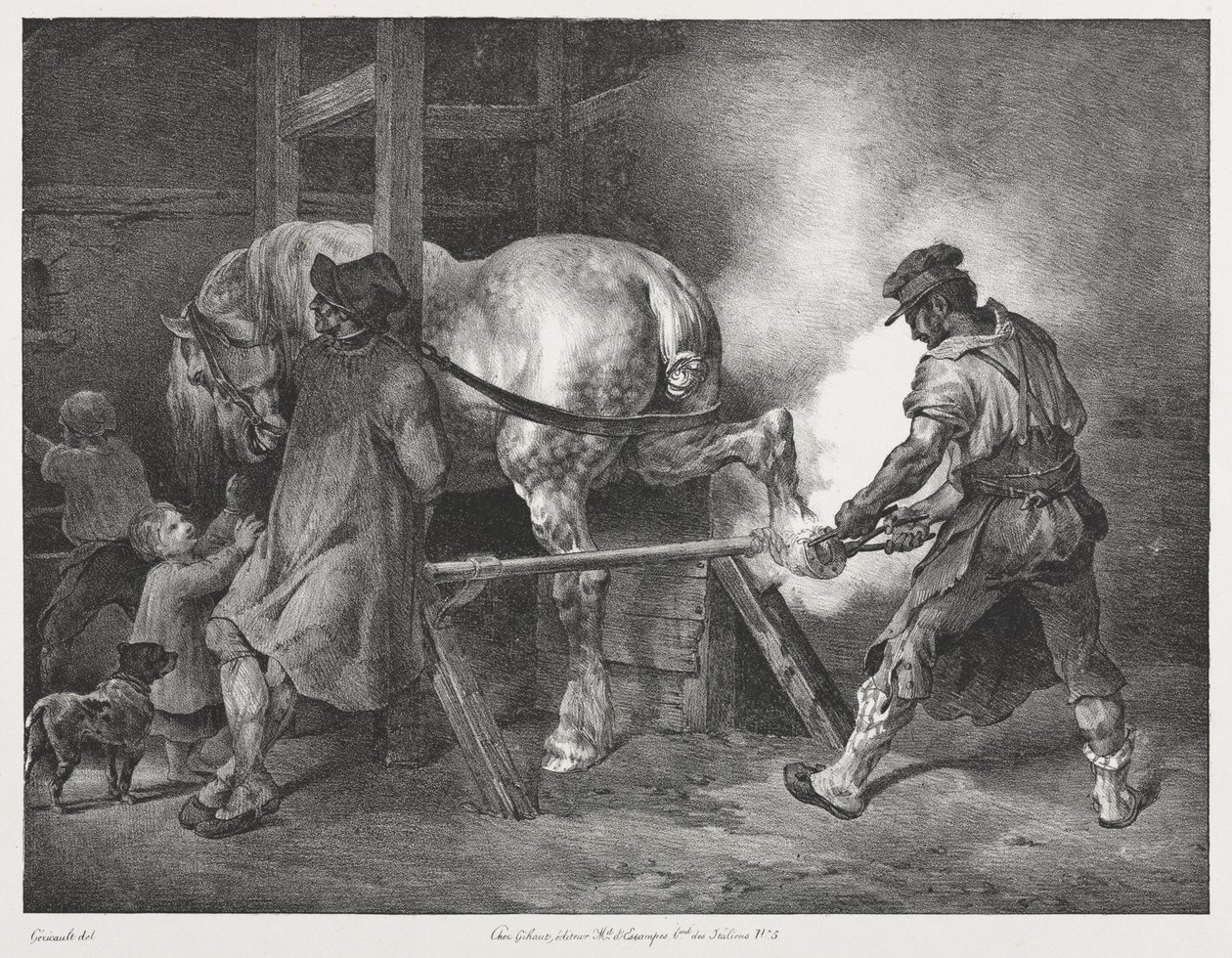 Flamandzki kowal autorstwa Theodore Gericault