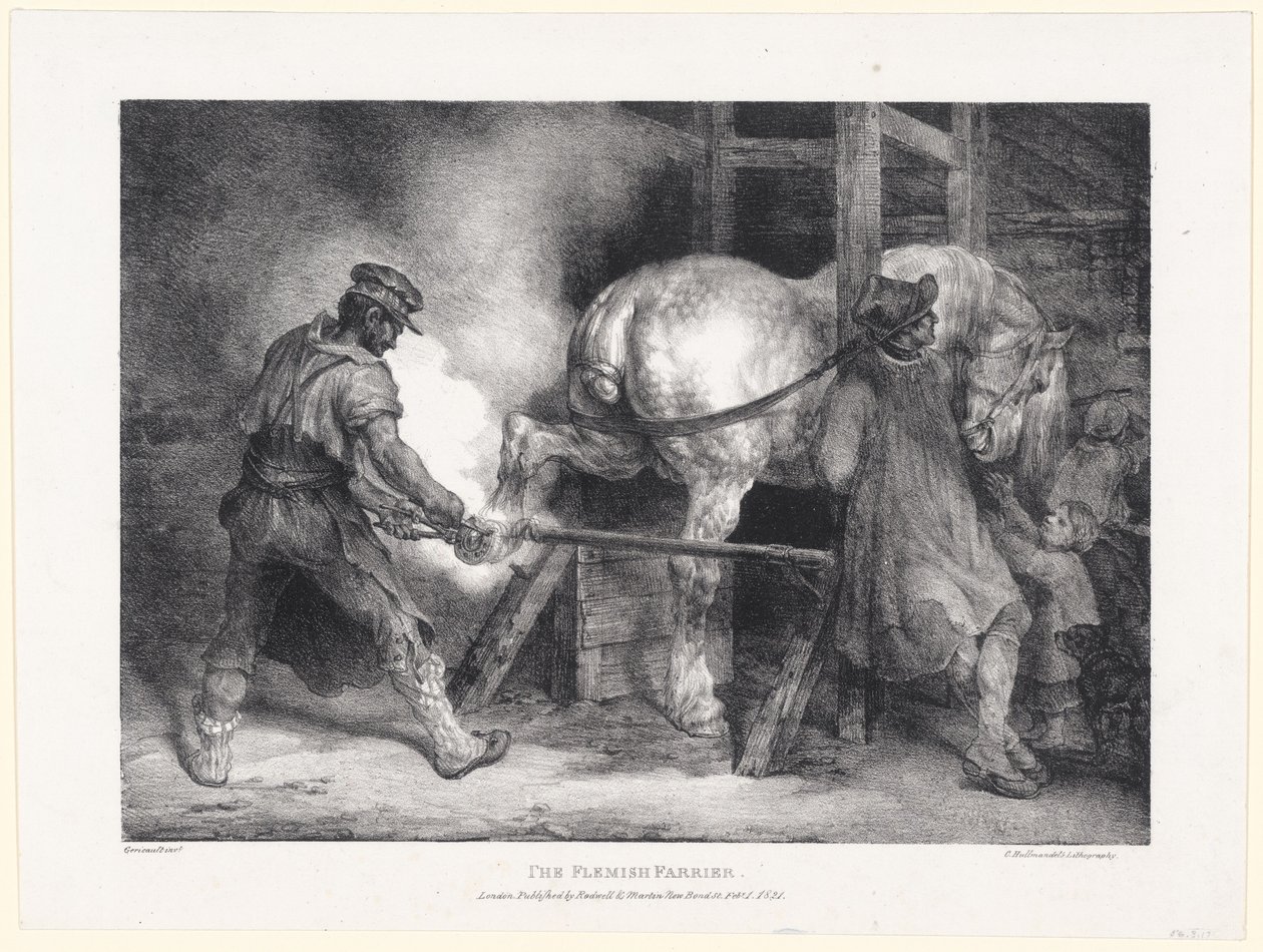 Flamandzki kowal autorstwa Theodore Gericault
