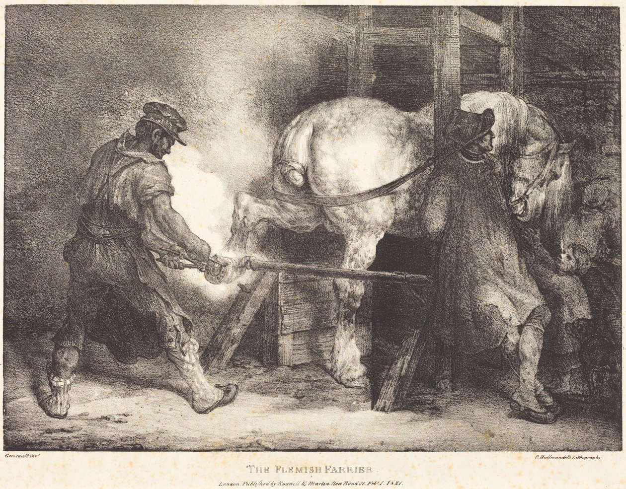 Flamandzki kowal autorstwa Theodore Gericault