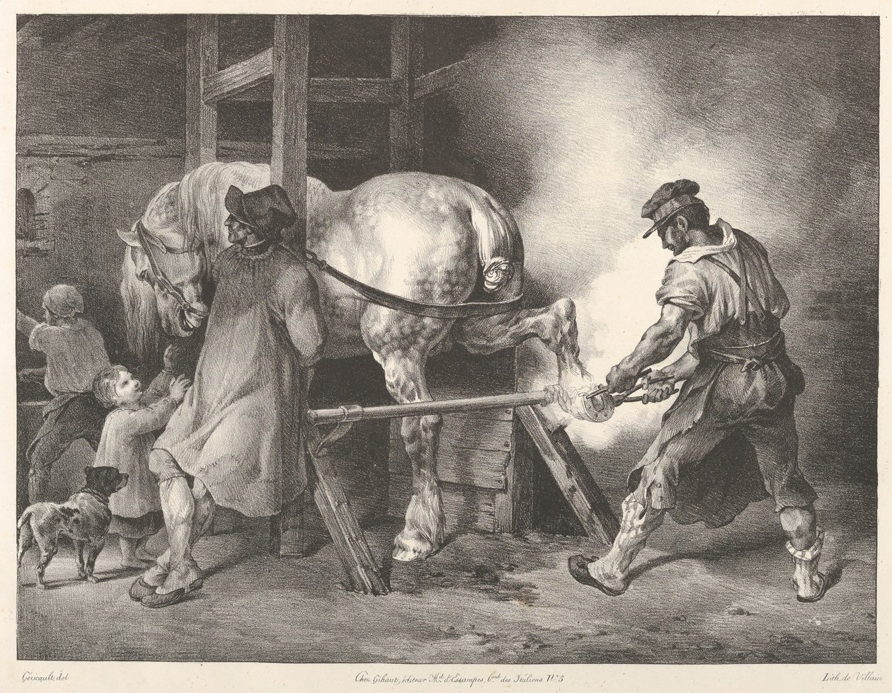 Flamandzki kowal autorstwa Theodore Gericault