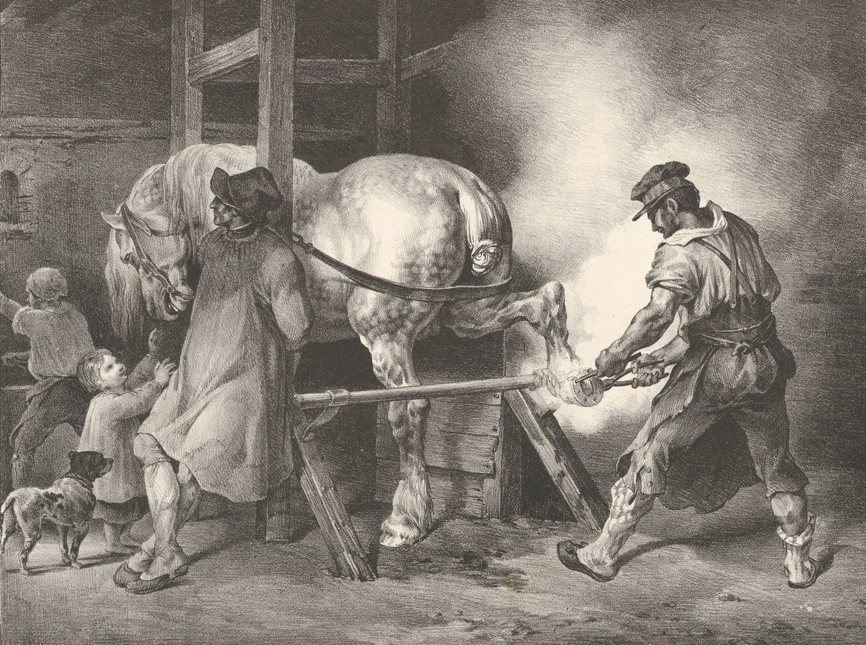 Kowal flamandzki, 1822. autorstwa Theodore Gericault