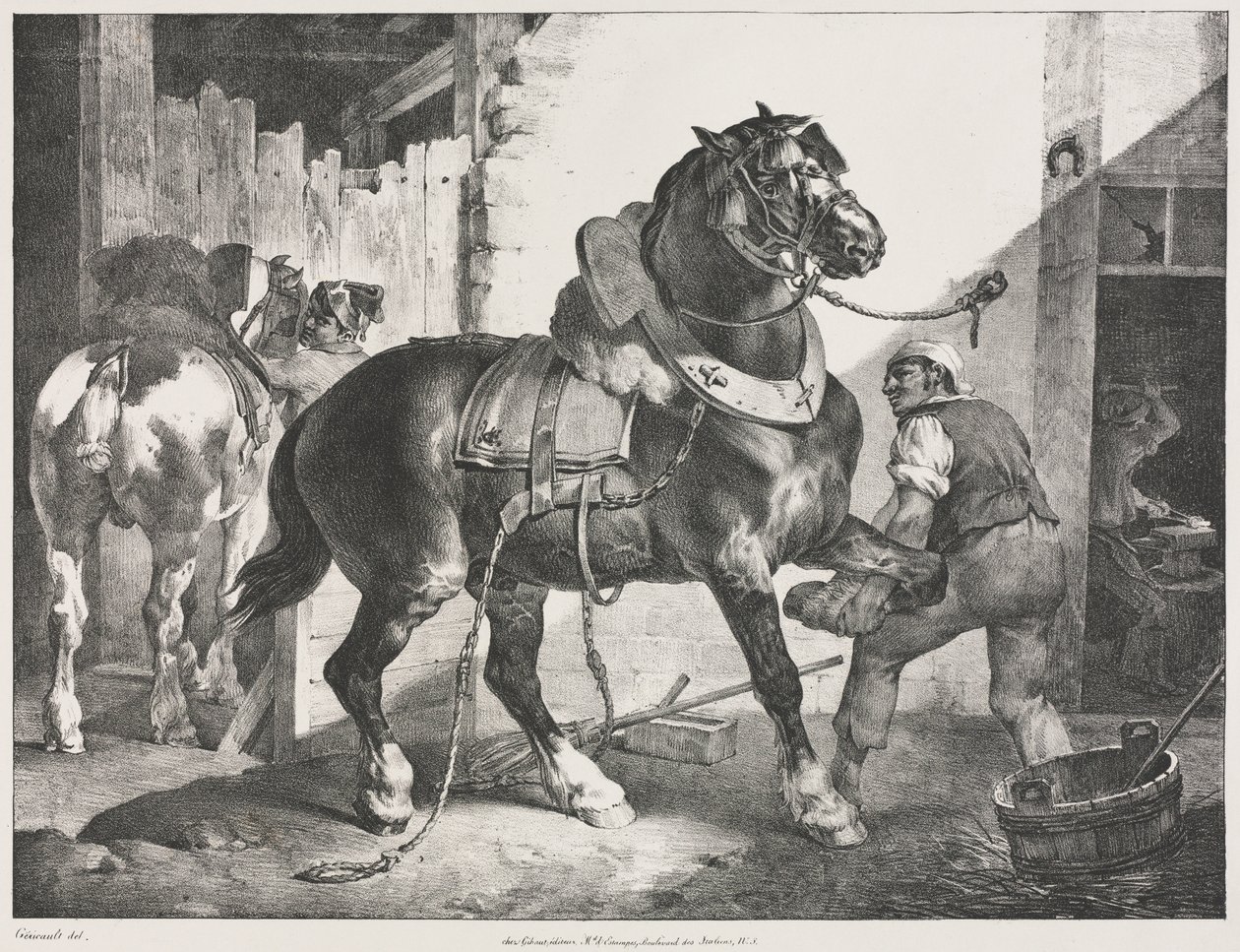 Francuski kowal autorstwa Theodore Gericault