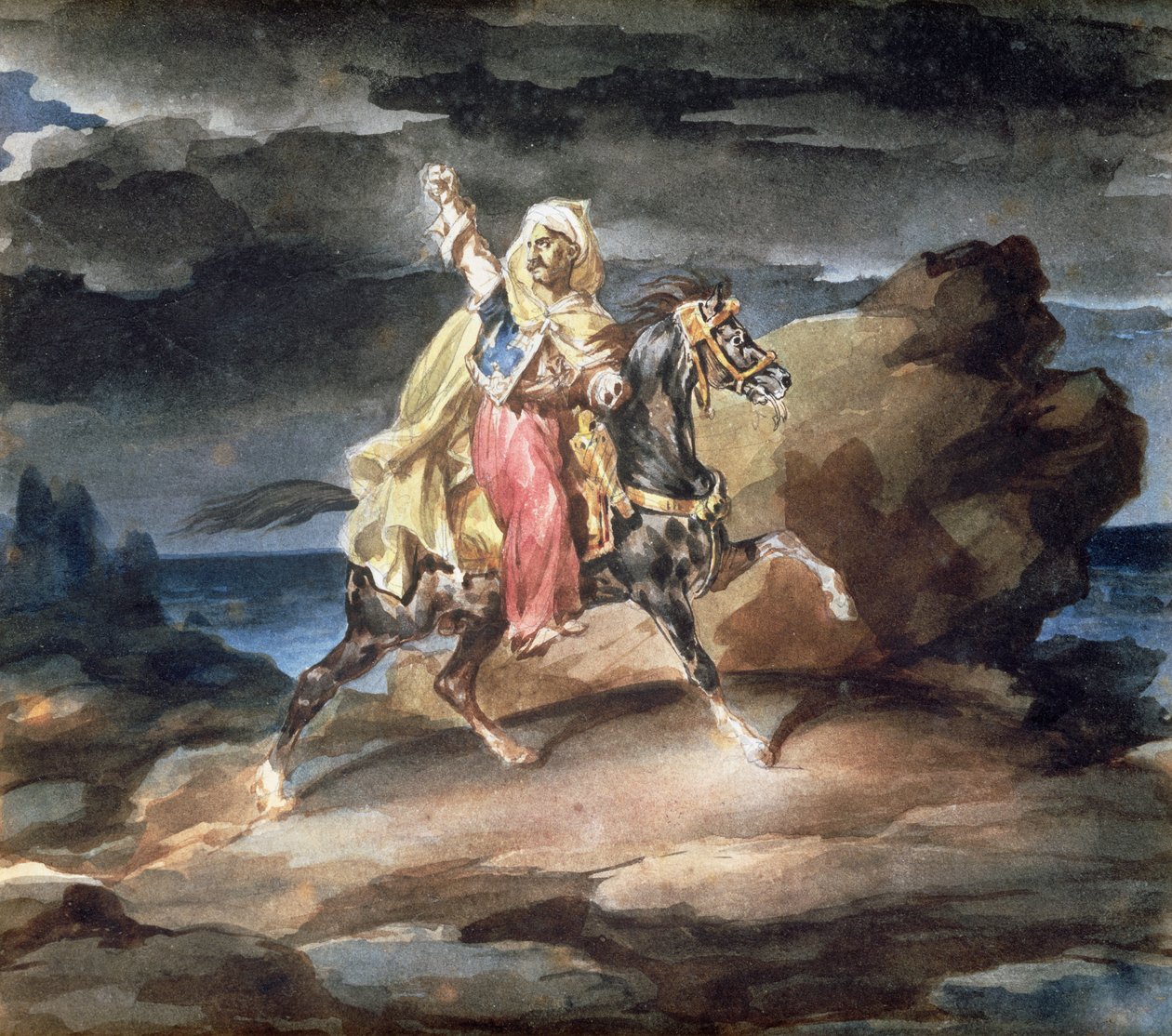 Giaour, ok. 1822-23 autorstwa Theodore Gericault