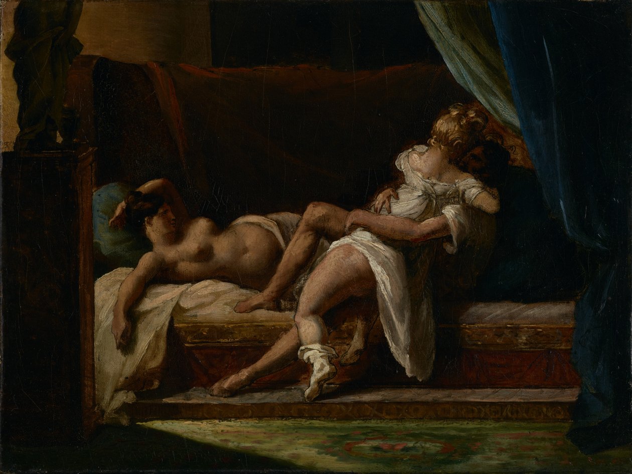 Trzej kochankowie autorstwa Theodore Gericault