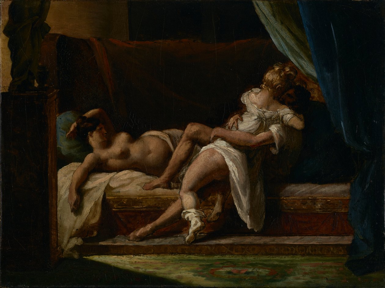 Trzej Kochankowie, 1817-20 autorstwa Theodore Gericault
