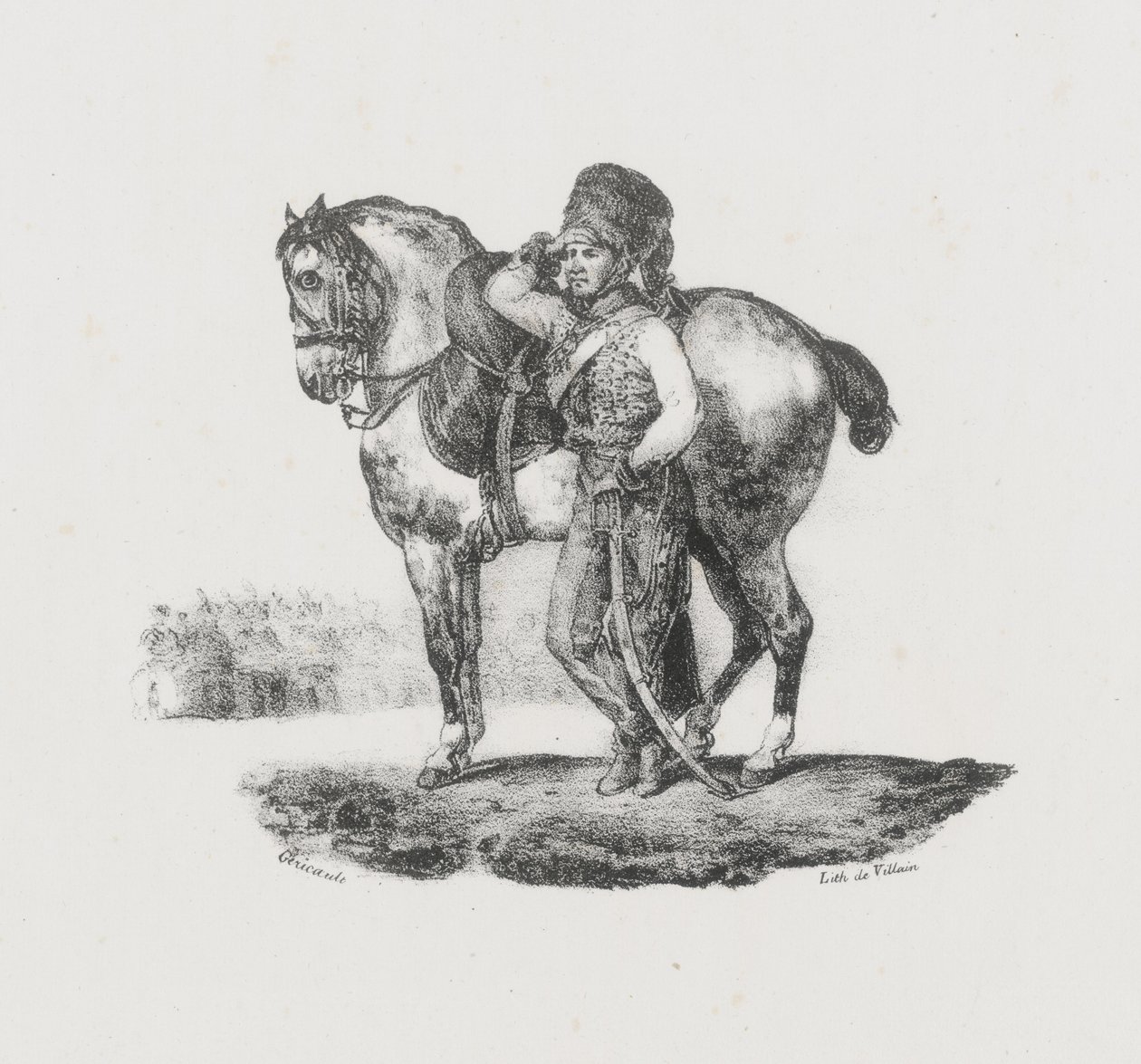 Trębacz husarski (Hussar Trumpeter) autorstwa Theodore Gericault
