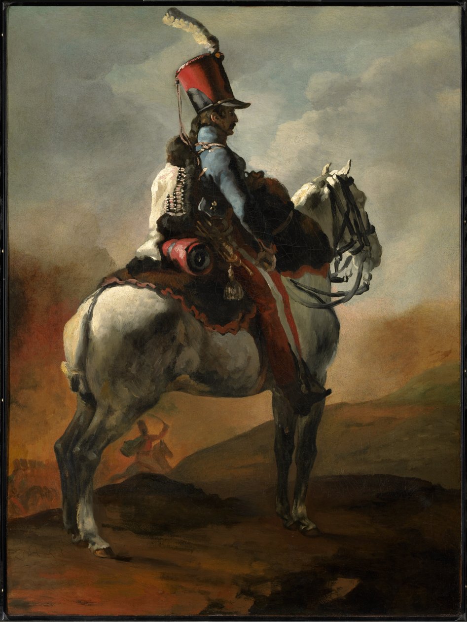 Trębacz huzarów autorstwa Theodore Gericault