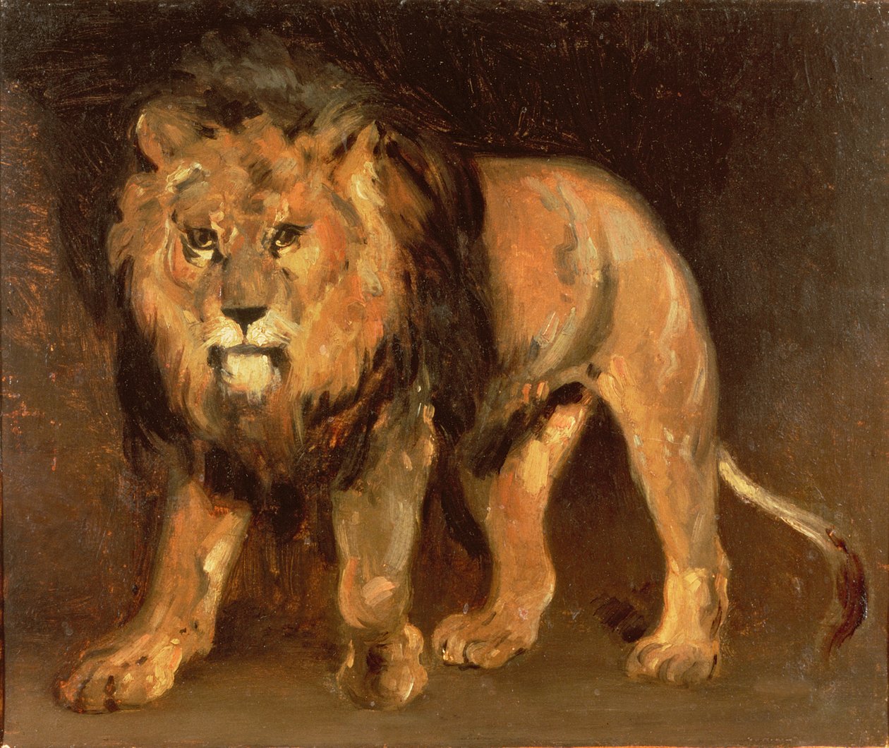 Chodzący lew autorstwa Theodore Gericault