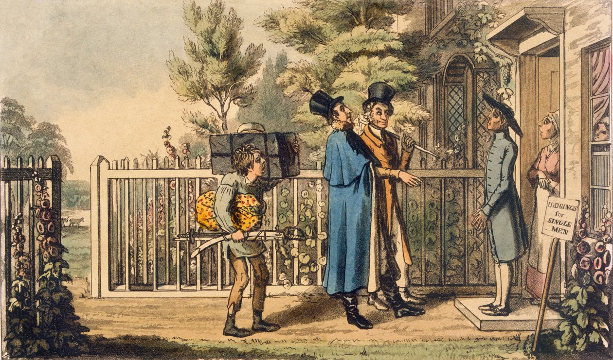 Ilustracja z „Życia aktora”, wyd. 1825. autorstwa Theodore Lane