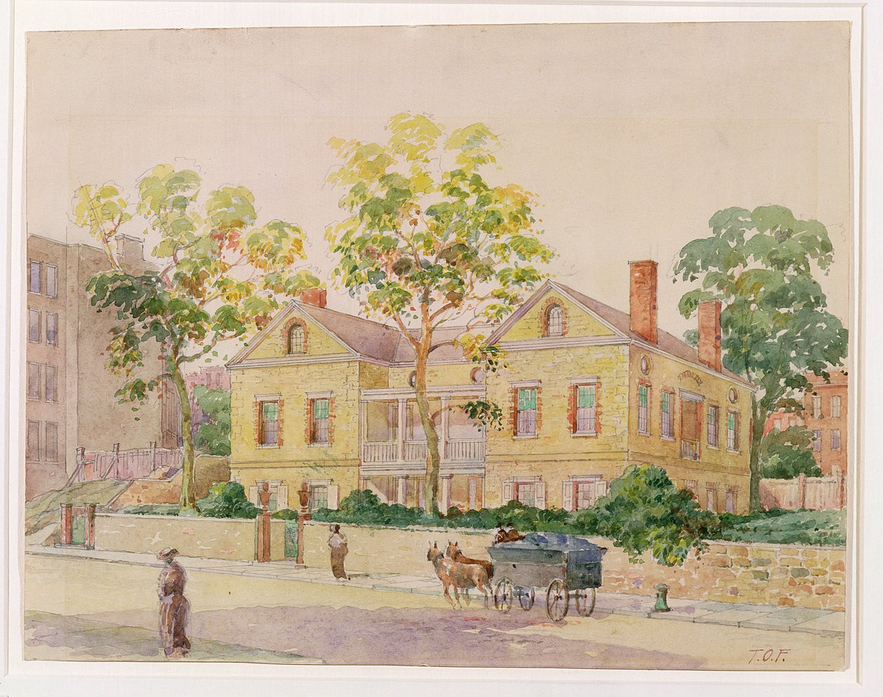 Dom Abigail Adams Smith autorstwa Theodore Oscar Fraenkel