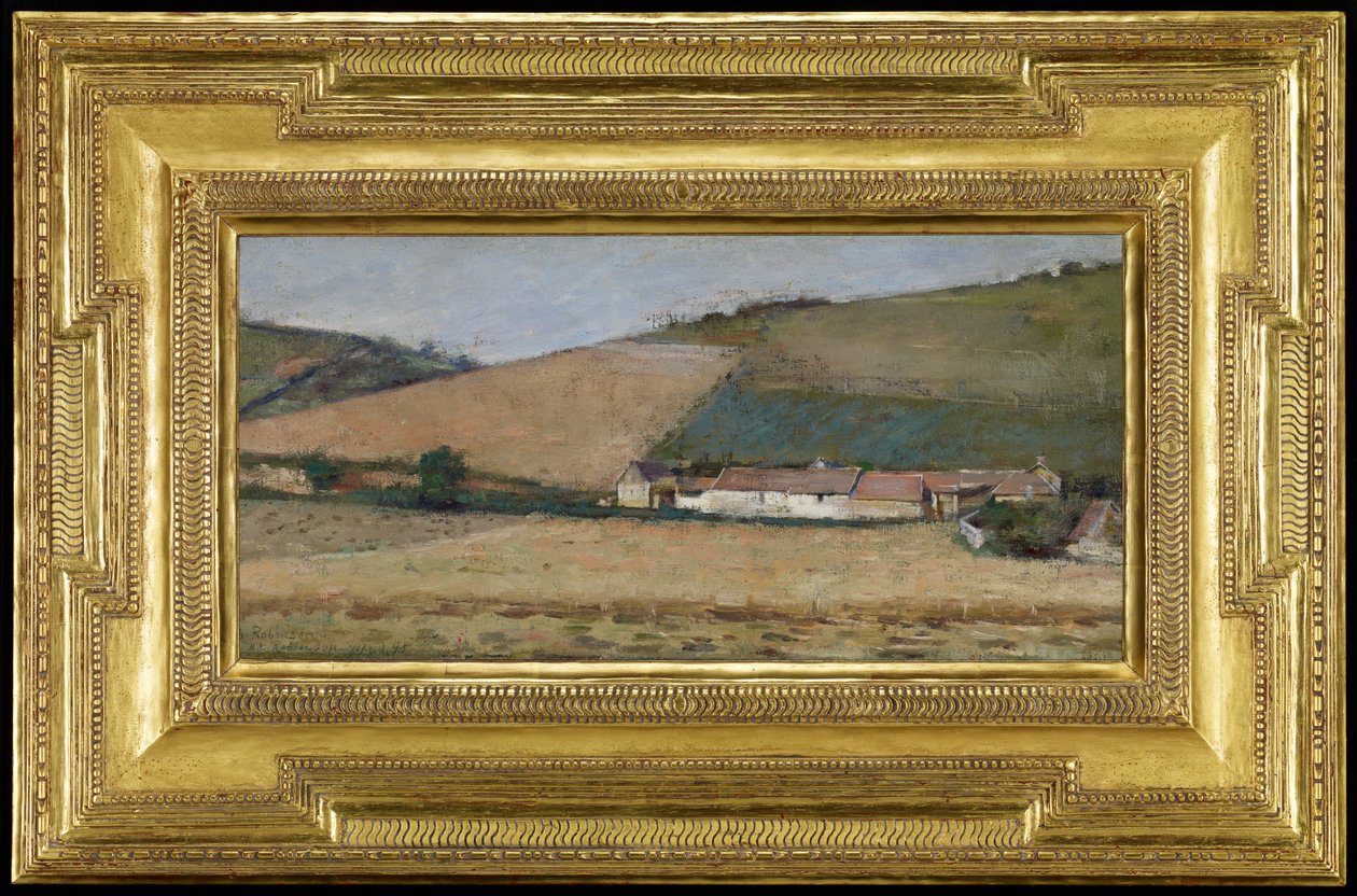 Gospodarstwo wśród wzgórz, Giverny autorstwa Theodore Robinson