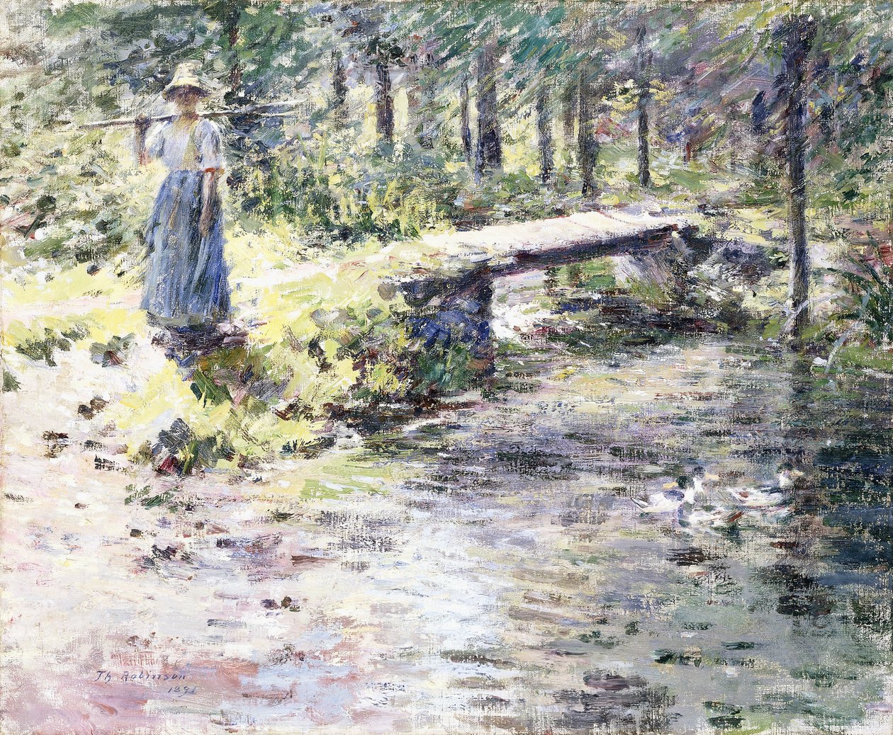 Mały Most autorstwa Theodore Robinson