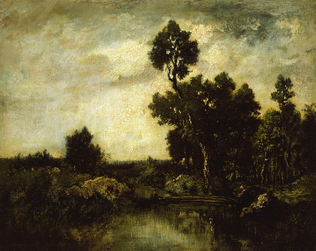 Krajobraz autorstwa Theodore Rousseau