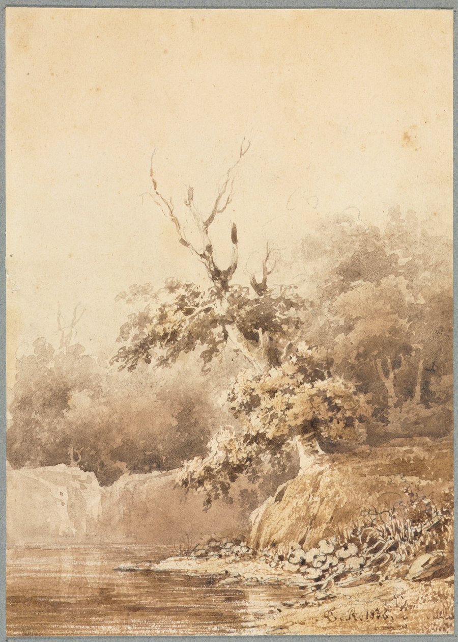 Krajobraz autorstwa Theodore Rousseau