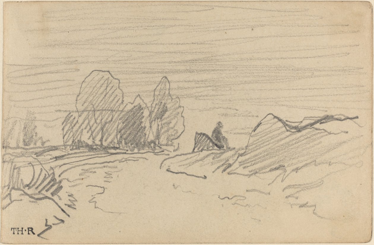 Krajobraz I autorstwa Theodore Rousseau