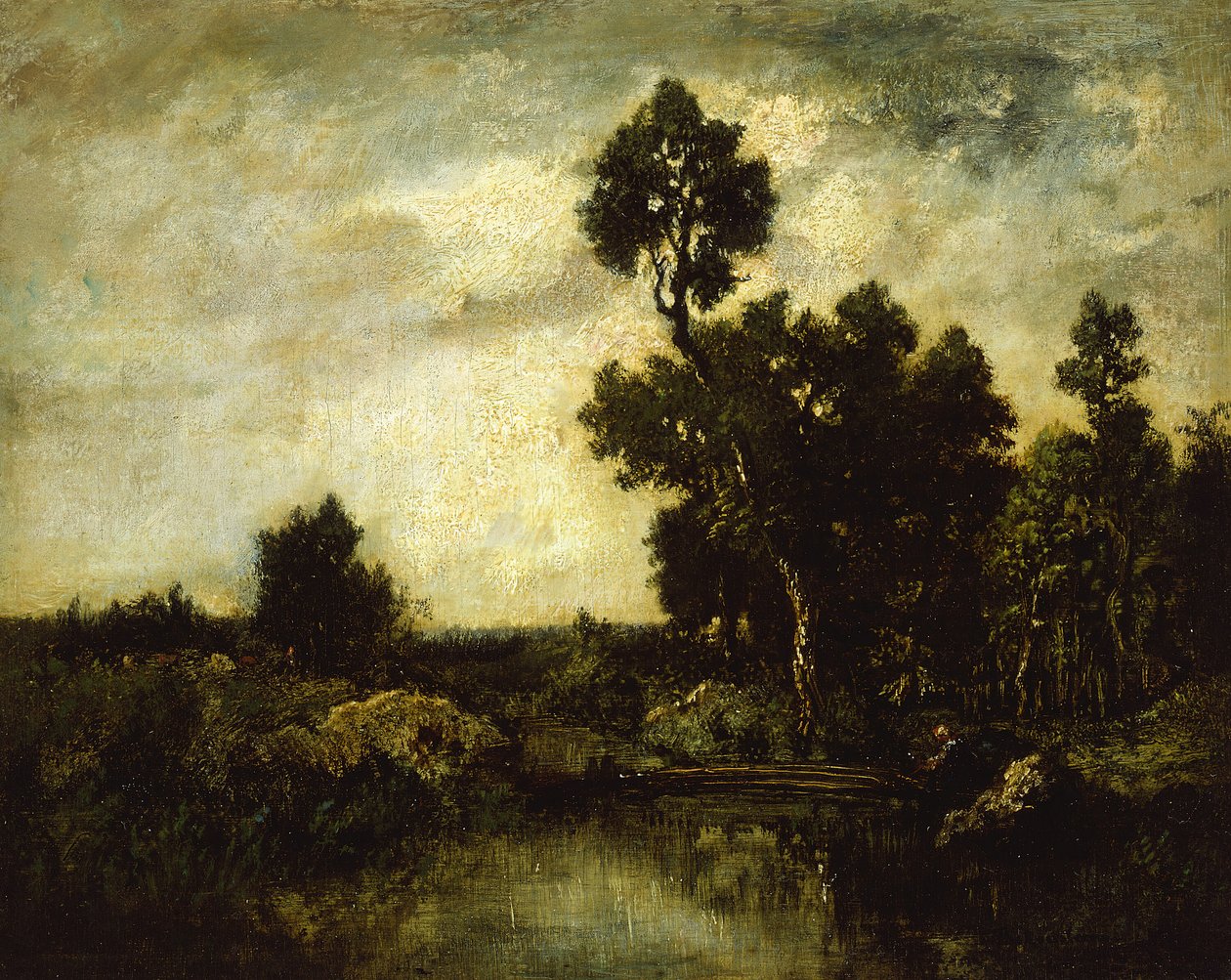 Krajobraz, ok. 1850. autorstwa Theodore Rousseau