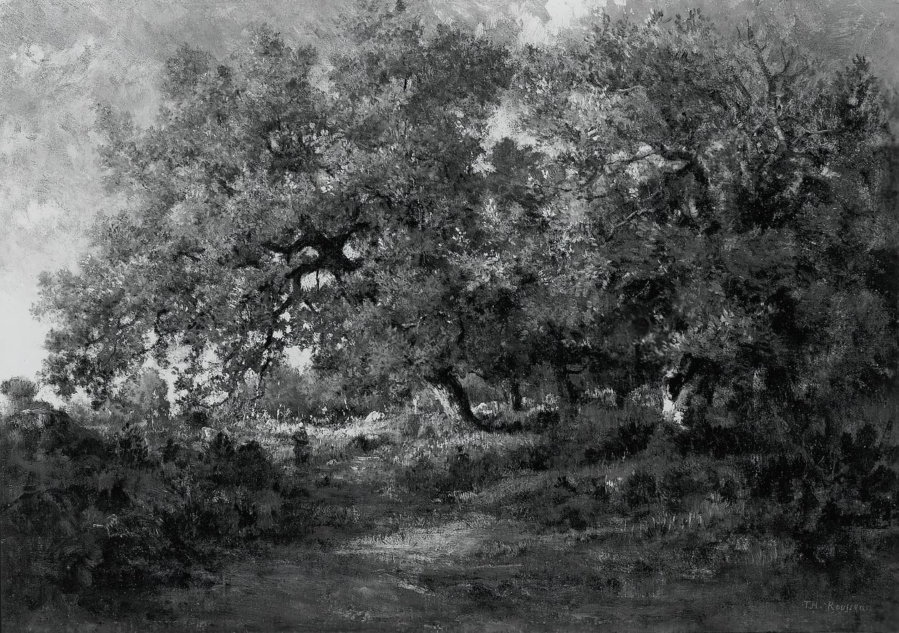 Krajobraz, ok. 1860. autorstwa Theodore Rousseau