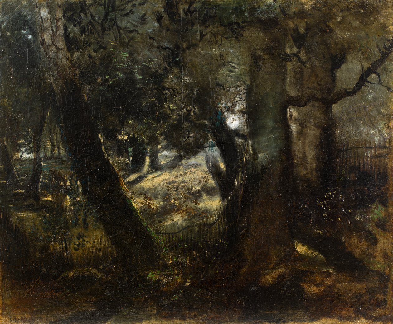 Bażantarnia w Lesie Compiègne autorstwa Theodore Rousseau