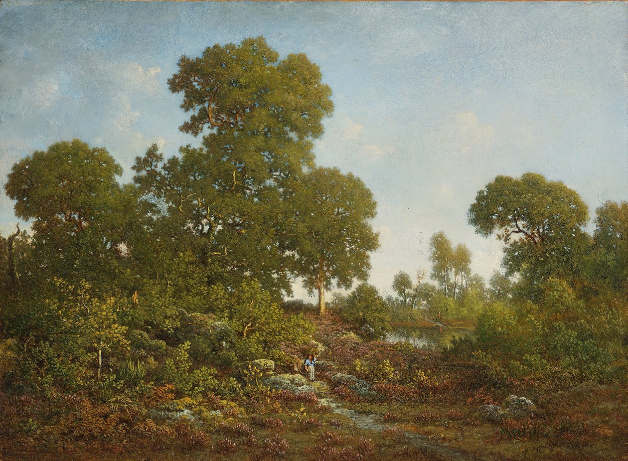 Wiosna, ok.1860 autorstwa Pierre Etienne Theodore Rousseau