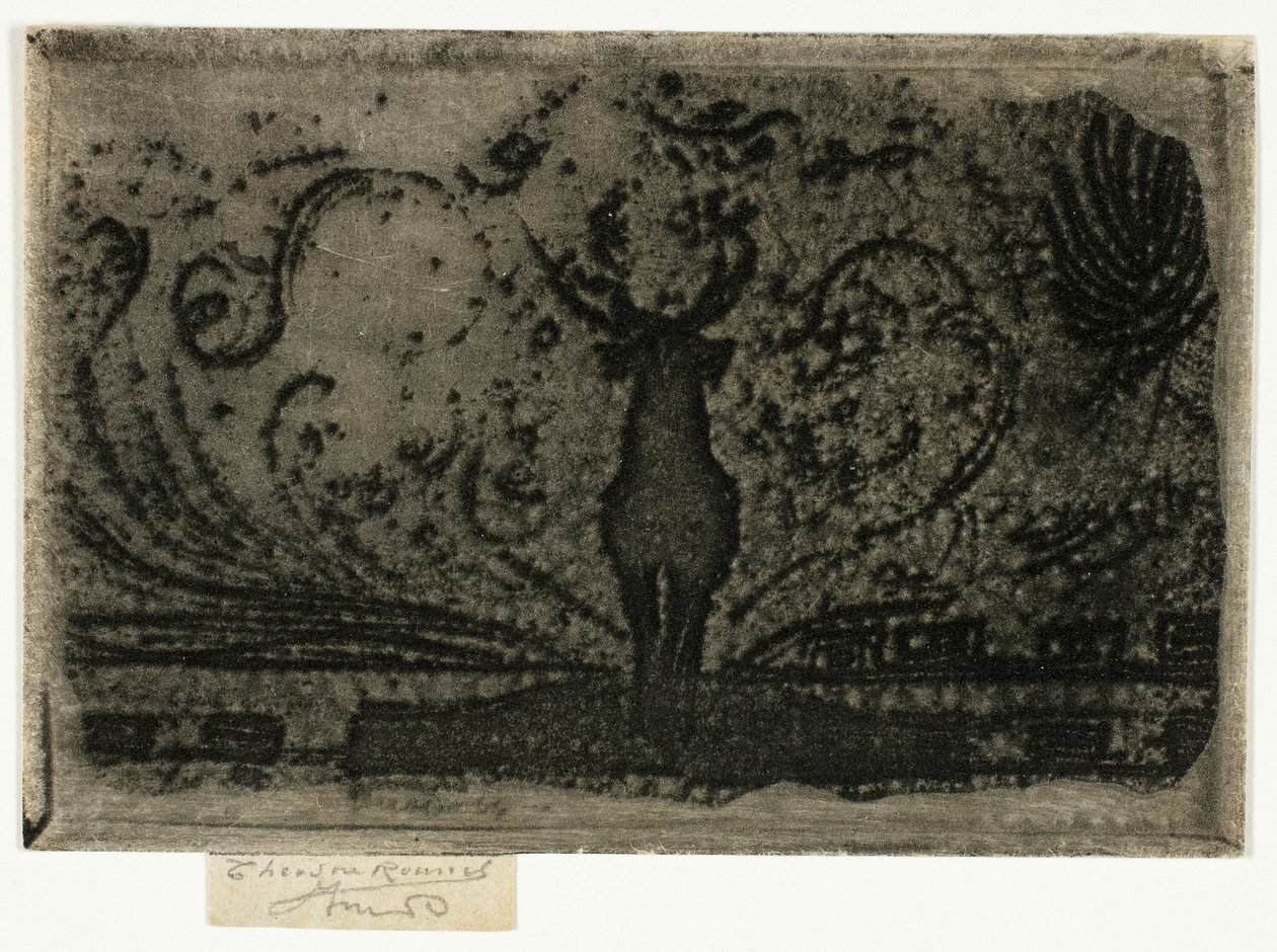 Jeleń, Studium autorstwa Theodore Roussel