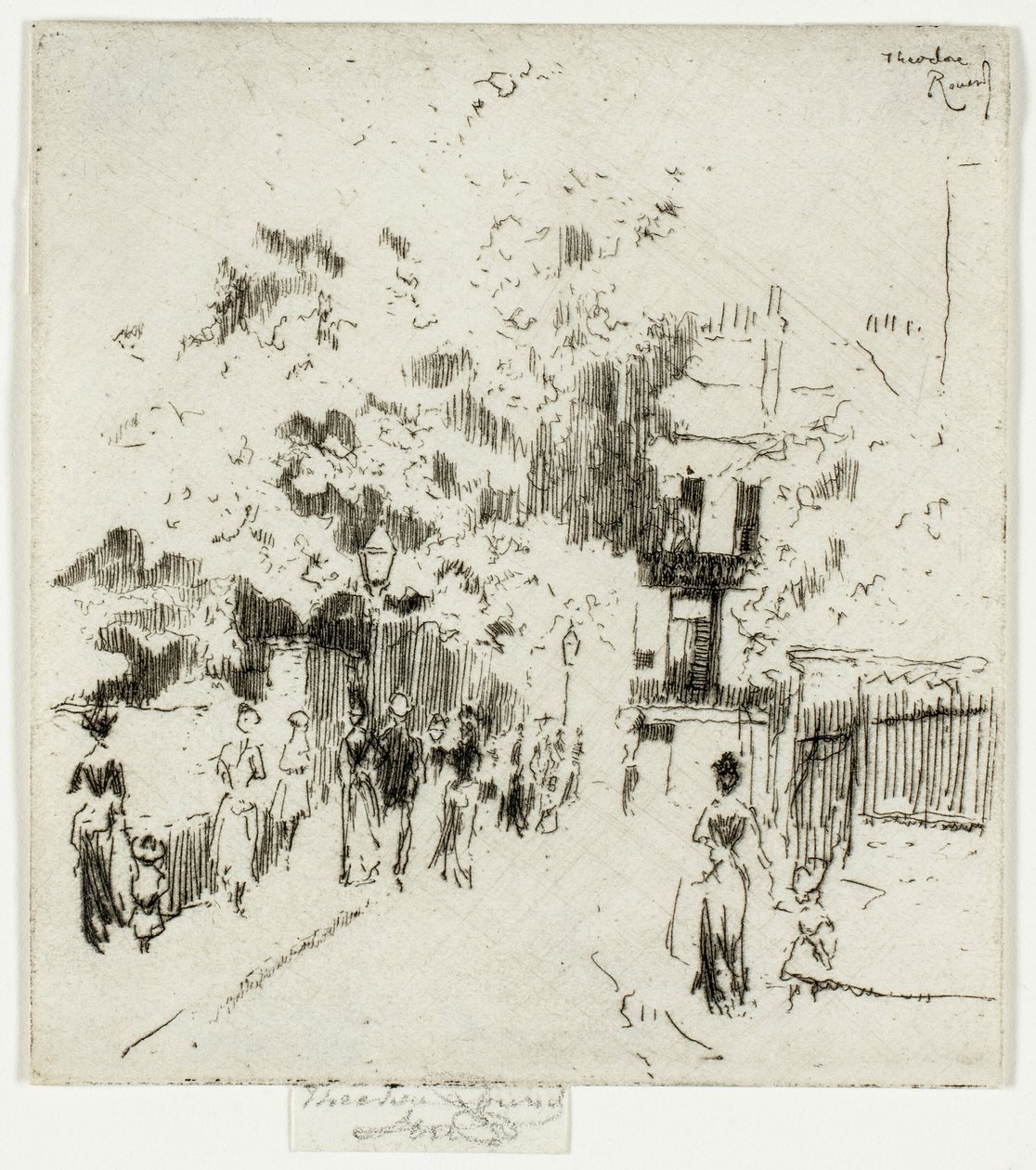 Święto bankowe, róg Beaufort Street, Chelsea autorstwa Theodore Roussel