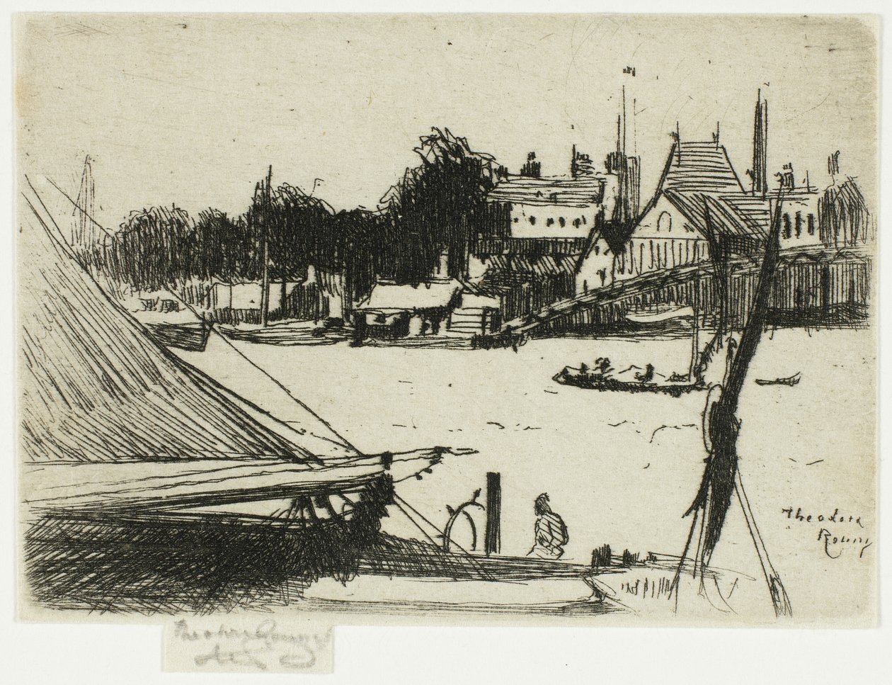 Battersea z Chelsea autorstwa Theodore Roussel