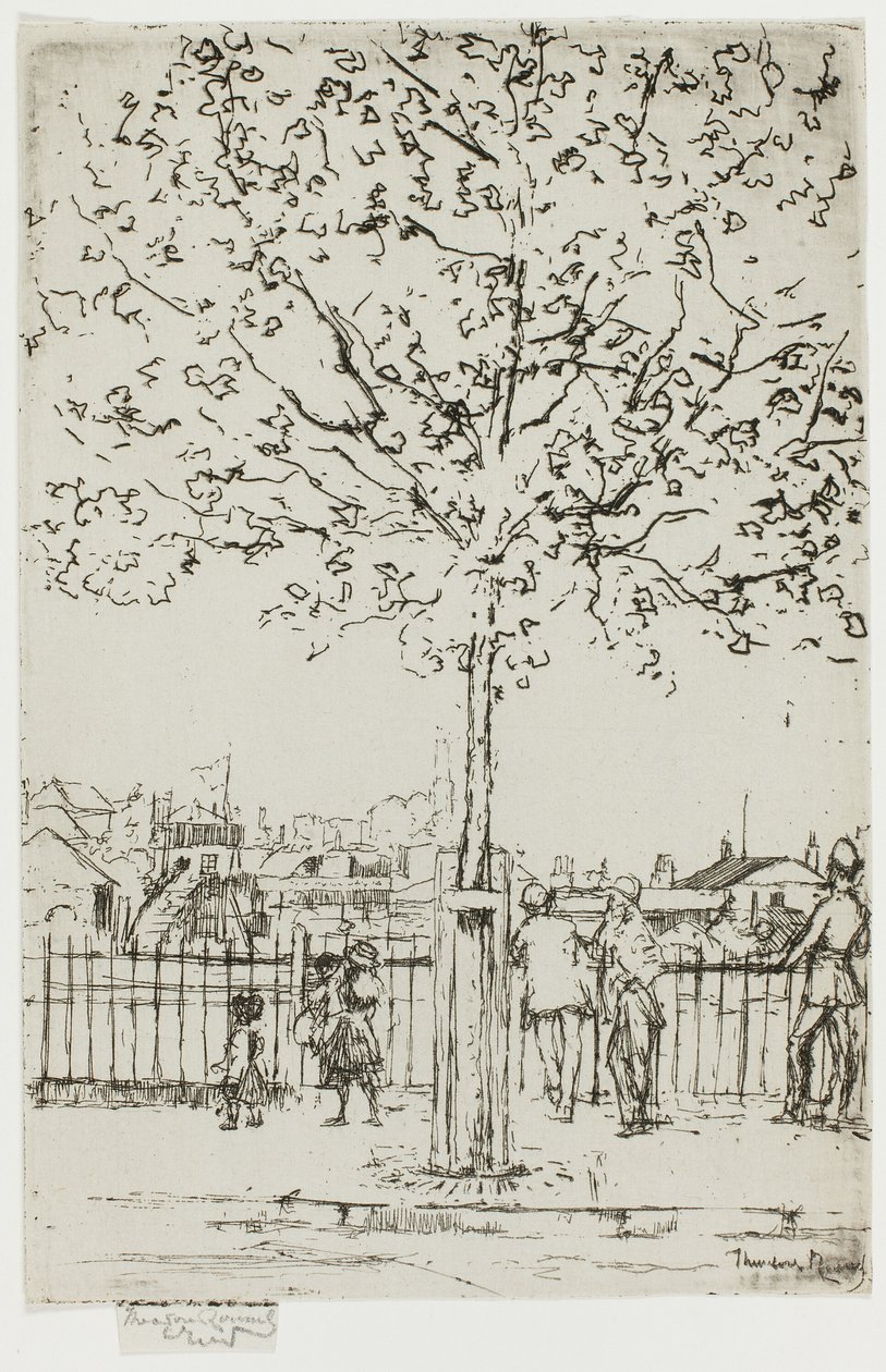 Chelsea Embankment, czerwiec, 17:00, 1889 autorstwa Theodore Roussel