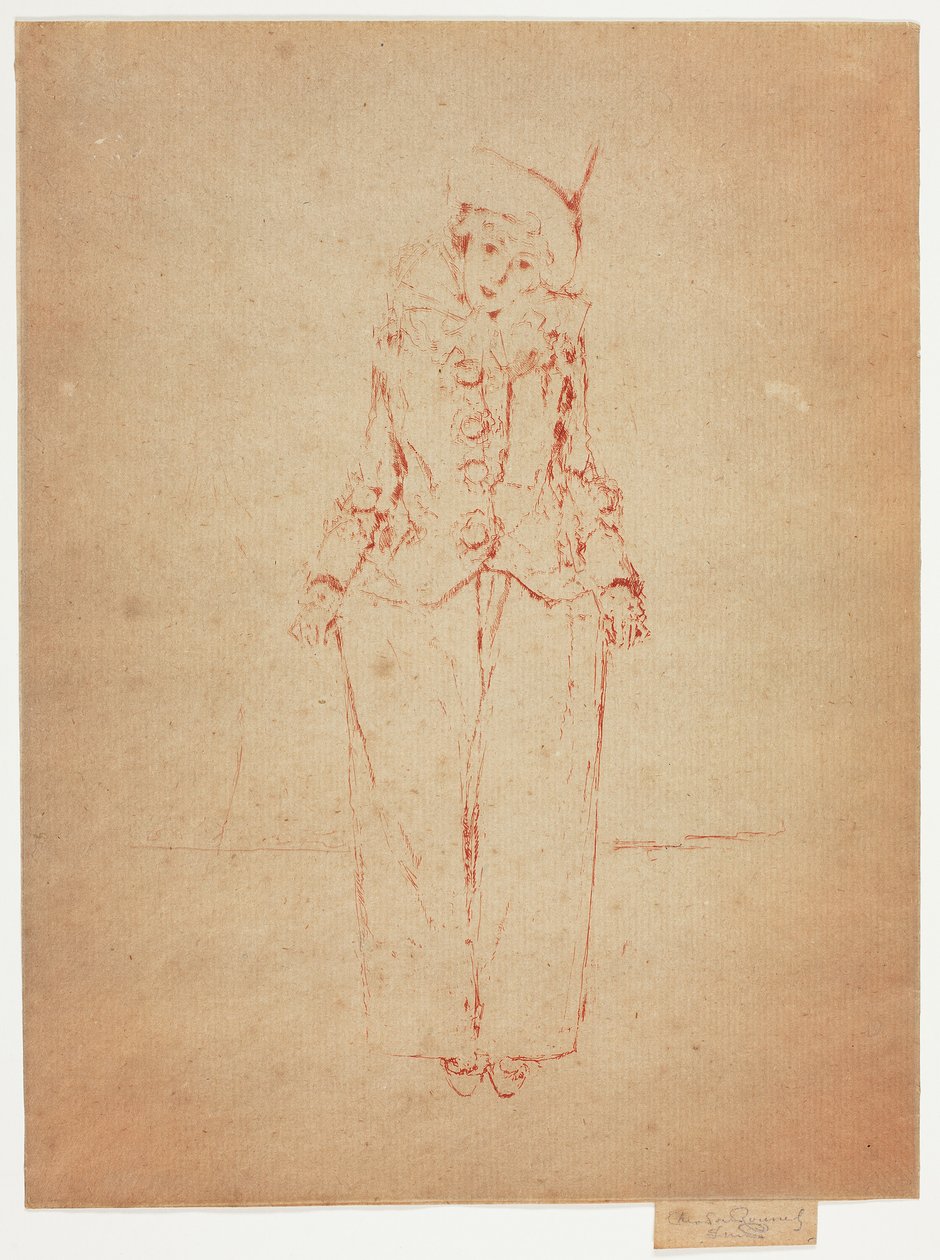 Pierrot en Pied, Portret damy A.C. autorstwa Theodore Roussel