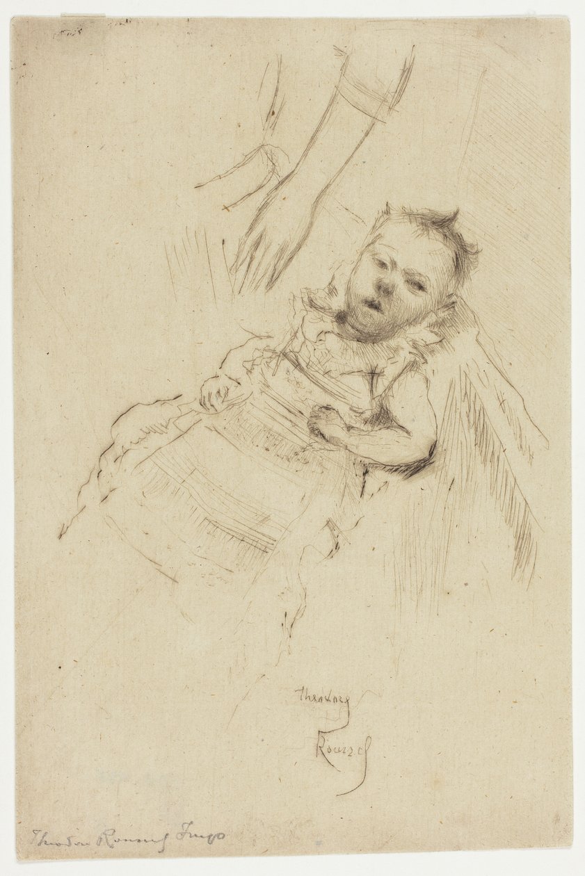 Portret komnat małżeńskich w wieku dziesięciu tygodni autorstwa Theodore Roussel