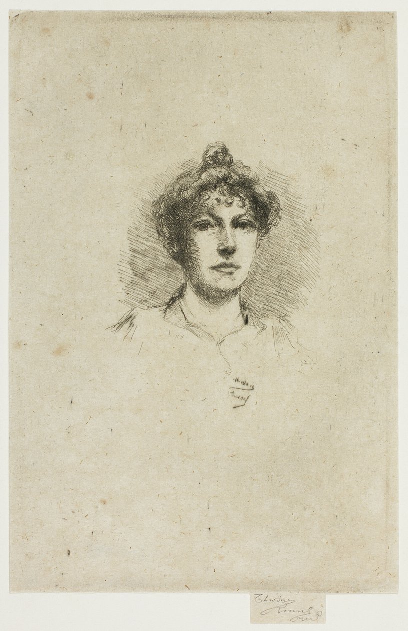Portret panny Edith Austin autorstwa Theodore Roussel