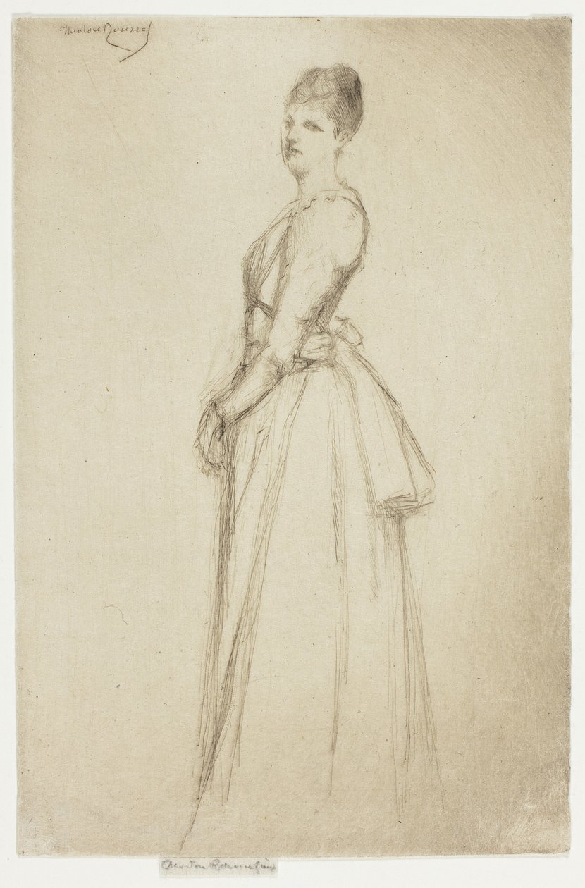 Portret pani C. W. autorstwa Theodore Roussel