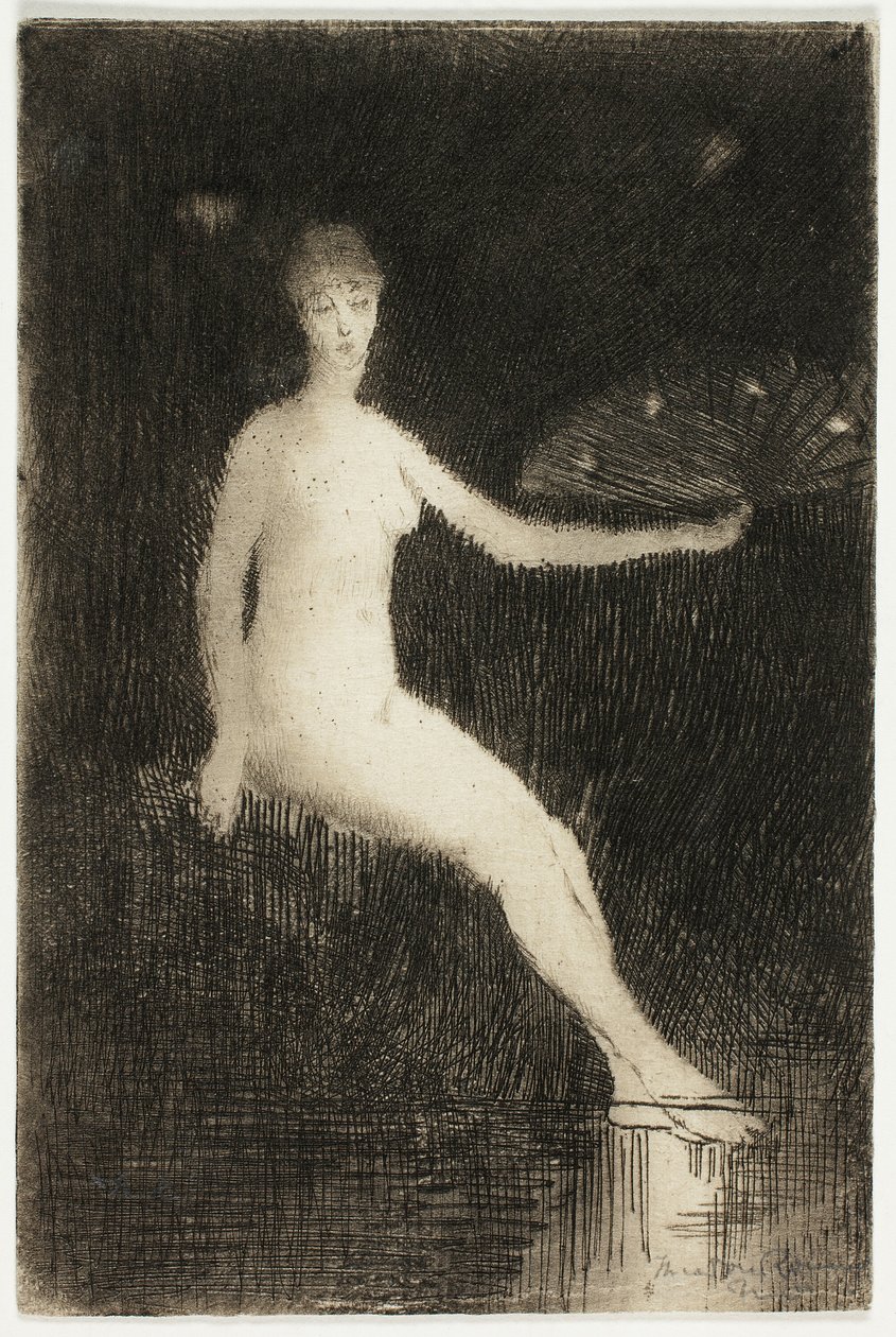 Lato (wersja czarno-biała) autorstwa Theodore Roussel