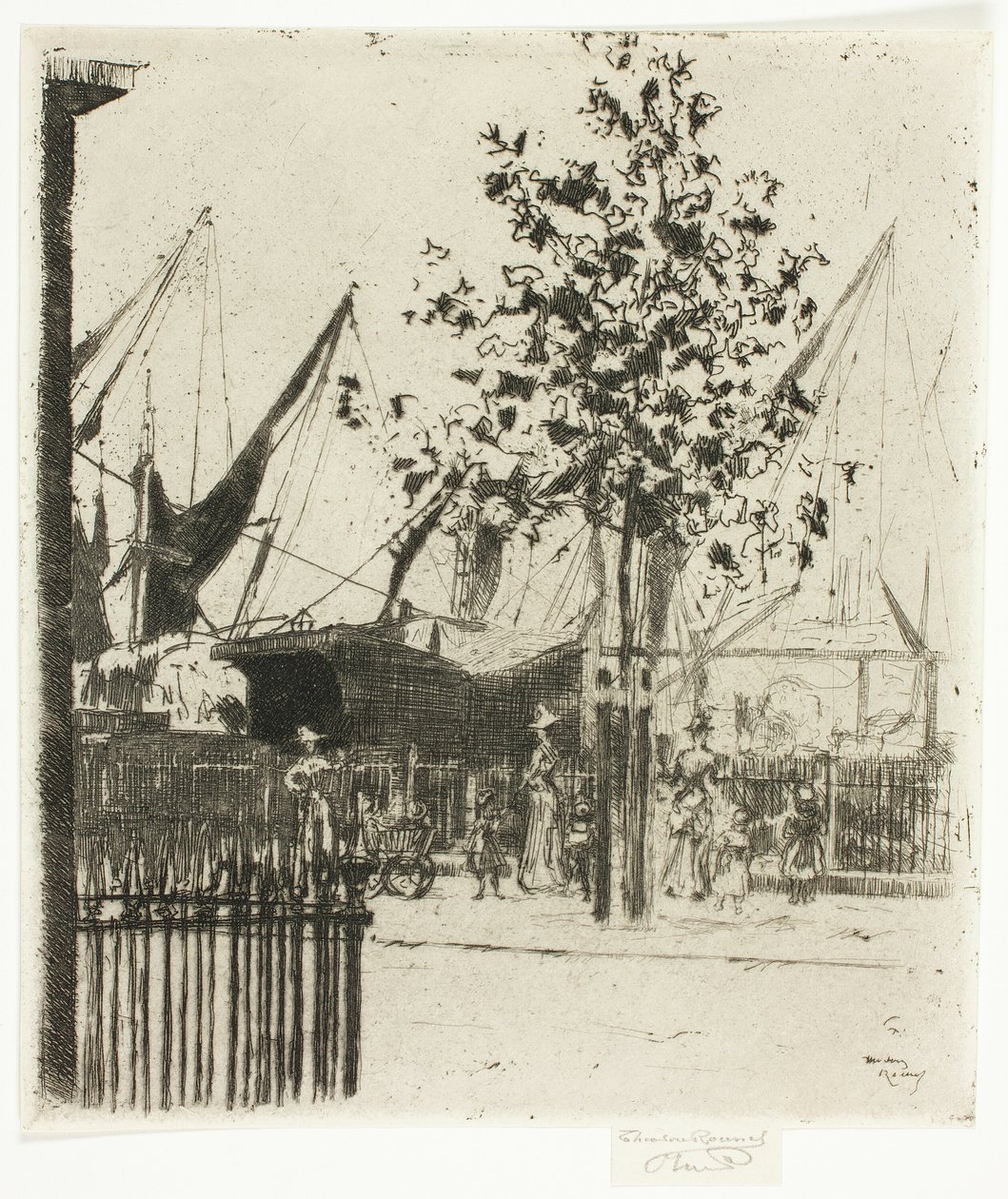 Corner of Luna Street, Chelsea Embankment autorstwa Theodore Roussel
