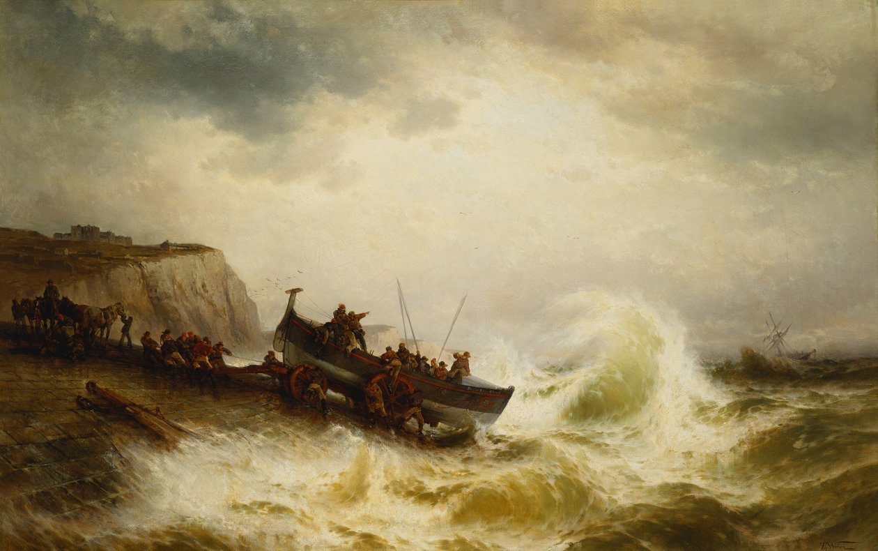 Łódź ratunkowa z Dover, autorstwa Theodore Weber
