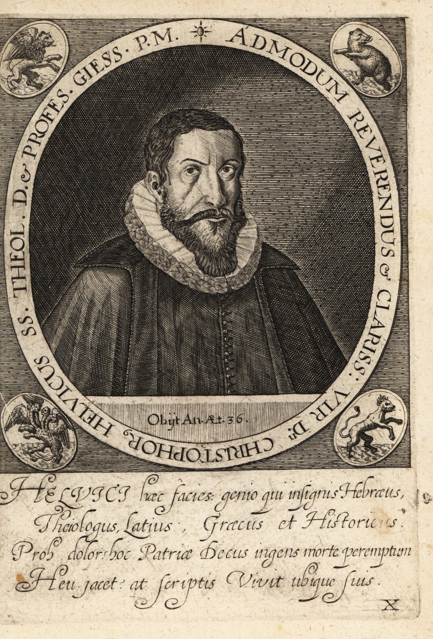 Christoph Helvig autorstwa Theodore de Bry