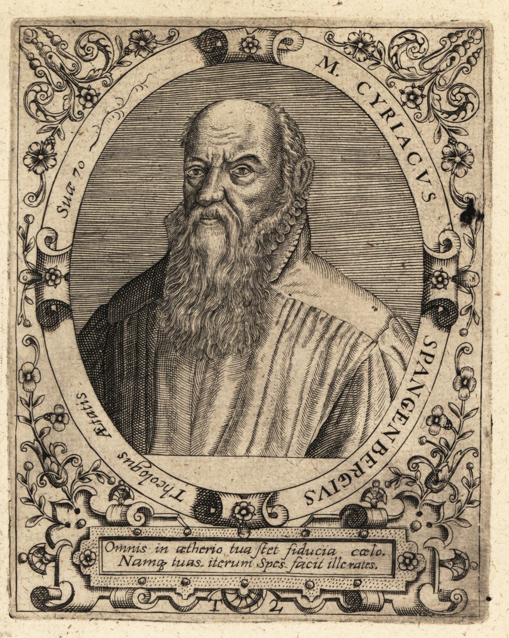 Cyriacus Spangenberg autorstwa Theodore de Bry