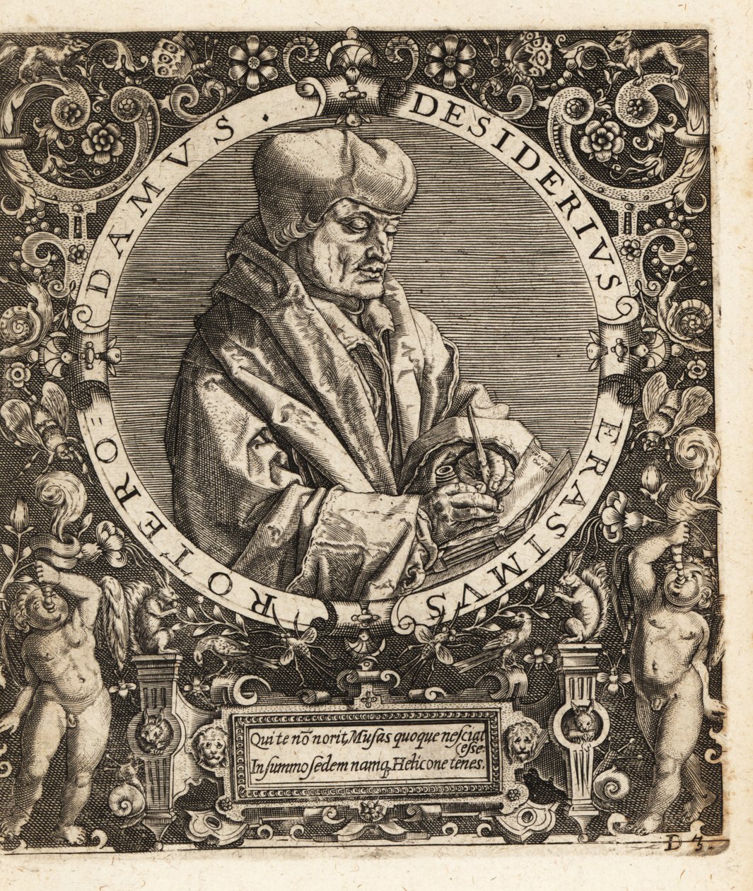 Erazm z Rotterdamu autorstwa Theodore de Bry