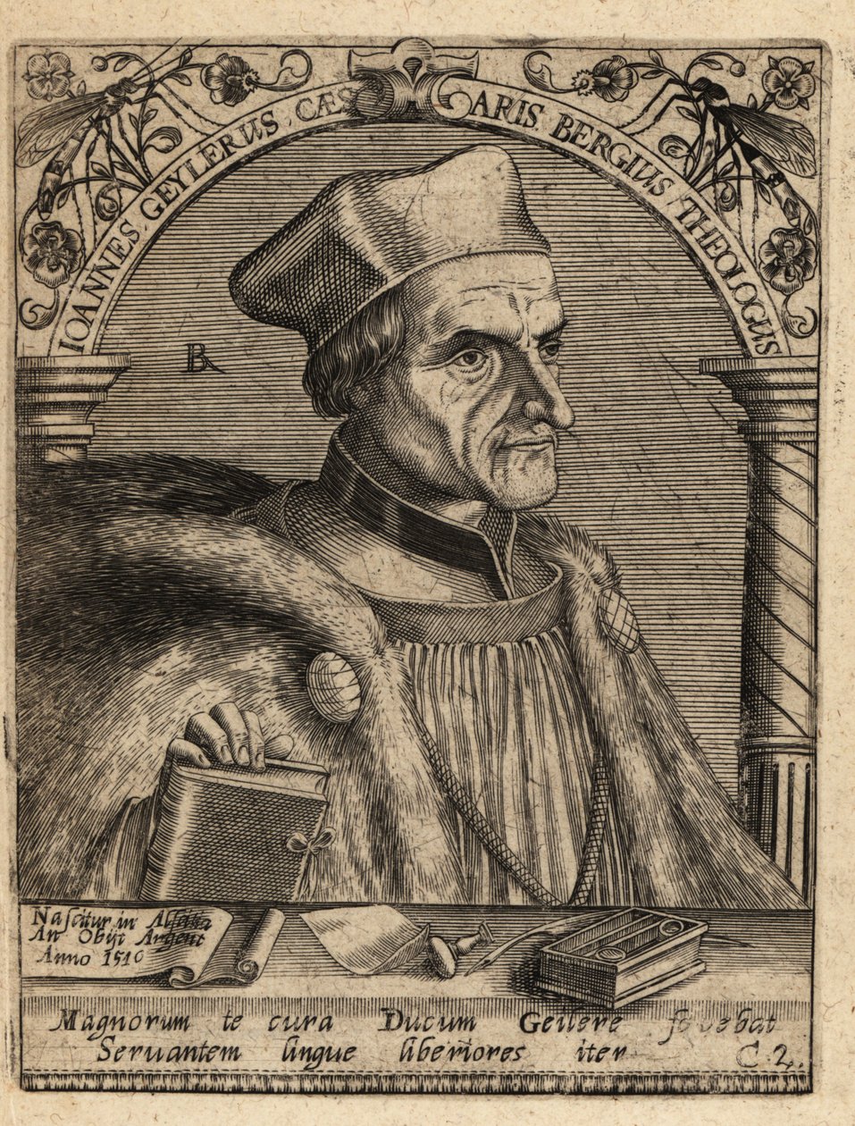 Johann Geiler z Kaisersberg autorstwa Theodore de Bry