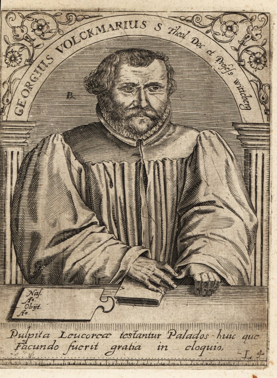 Johann Georg Volkmar autorstwa Theodore de Bry