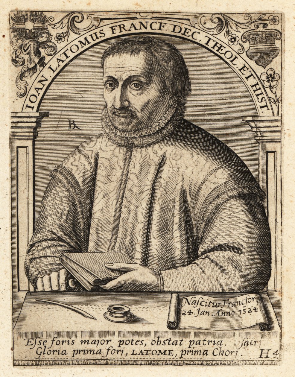 Jana Latomusa autorstwa Theodore de Bry