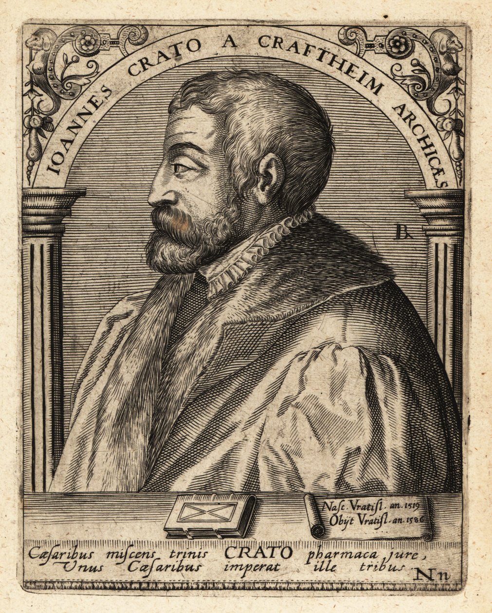 John Crato z Krafftheim autorstwa Theodore de Bry