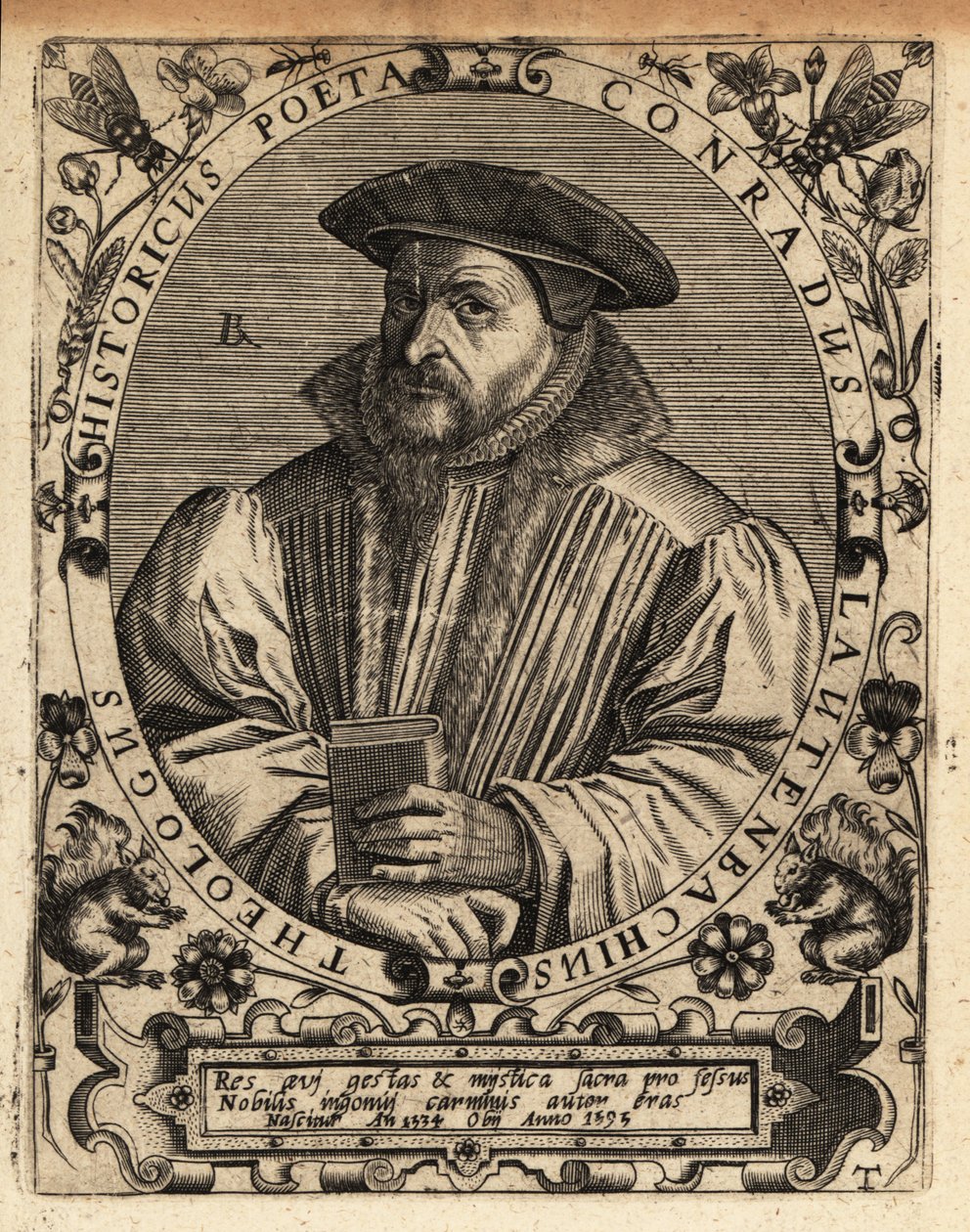 Konrad Lautenbach autorstwa Theodore de Bry