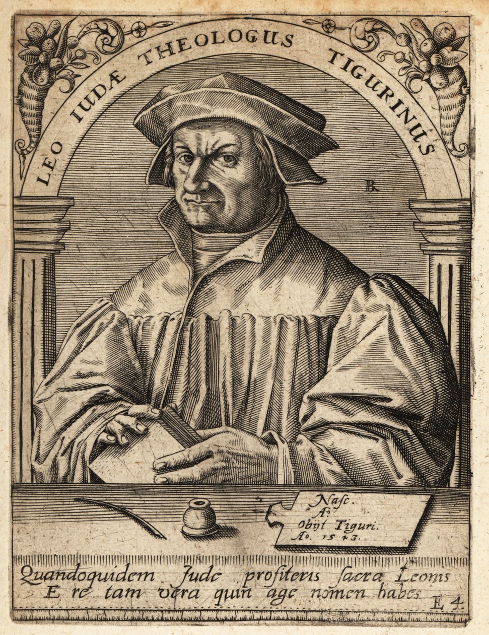 Lew Jud autorstwa Theodore de Bry