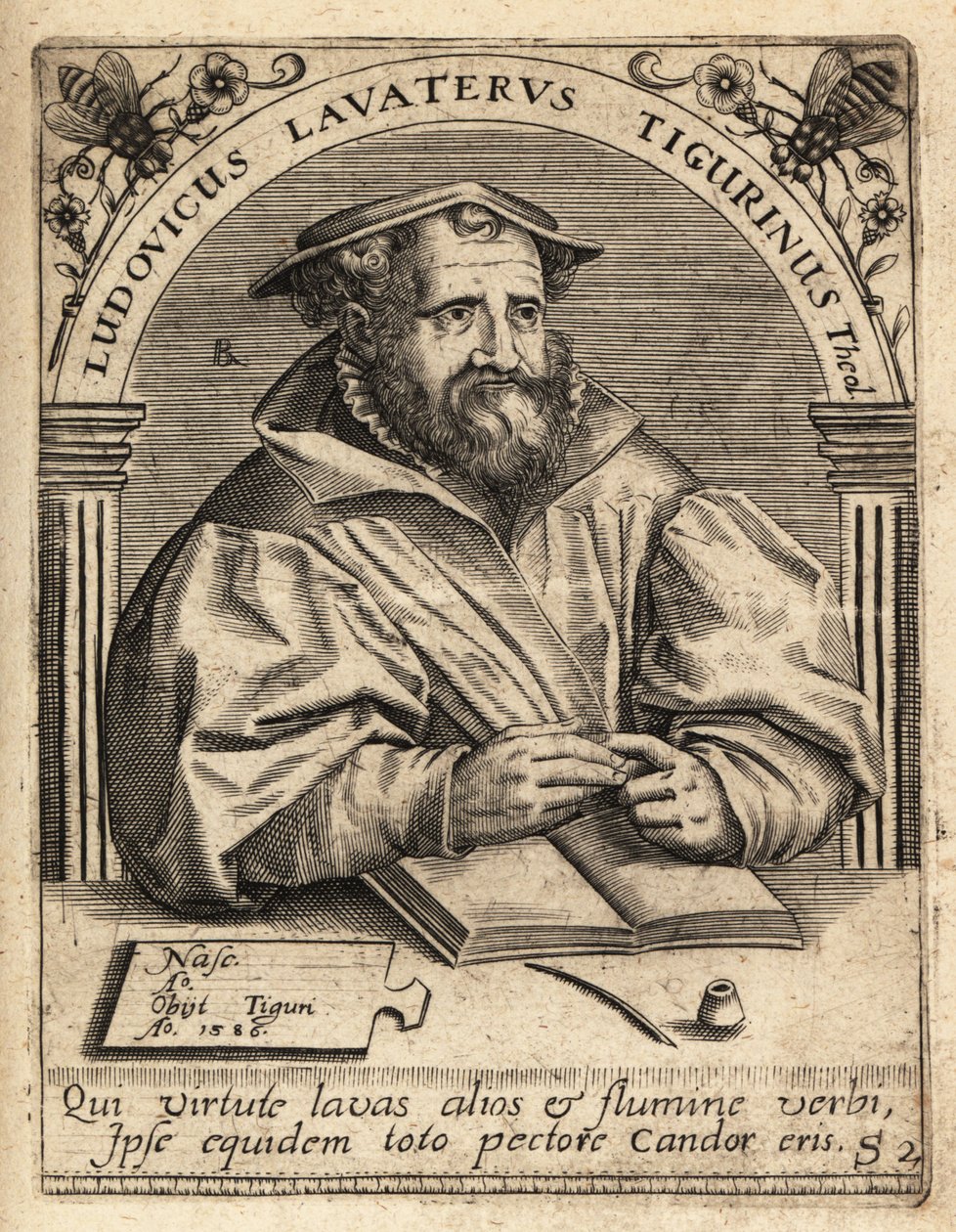 Ludwig Lavater autorstwa Theodore de Bry